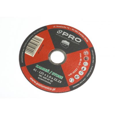 Disc for stone 41-125 x 1.0 x 22.23 