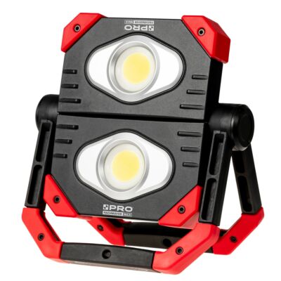 Foldable LED 2x15W floodlight with LI-ION battery