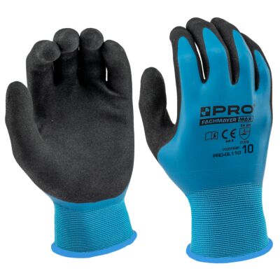 GANTS DE PROTECTION EN LATEX RÉSISTANTS À L'EAU AQUAPROTECT TAILLE 10