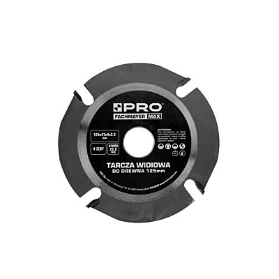 Disque universel speed disc avec fonction de taille de lame en carbure 4 dents