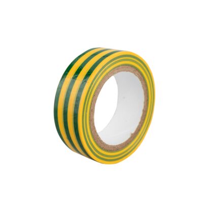 PVC insulation tape yellow-green 19 mm/0.13 mm 10 m