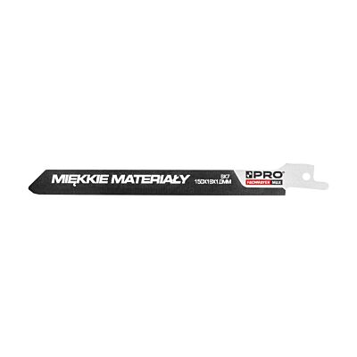 Saw blades for reciprocating saws - soft materials