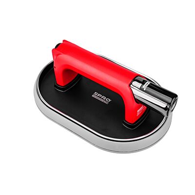 Suction cup handle for glass and tiles, aluminum, 150 kg capacity