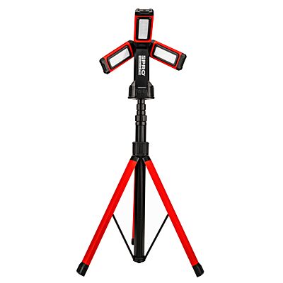 Foldable LED floodlight with Li-ion battery and stand 70 W 7000 lm