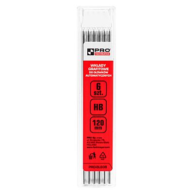 Graphite leads for automatic pencils 6 pcs in a blister
